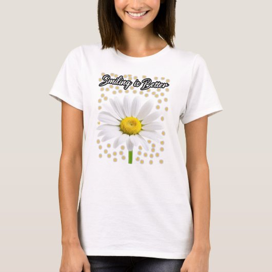 笑顔の方が良い Tシャツ (正面)