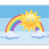 笑顔の日カスタム切りビニールシール シール (正面)