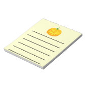 笑顔の歯のジャック – O – ランタン ノートパッド (回転)