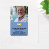 笑顔の歯科医 | 歯シールドアイコン (デスク)