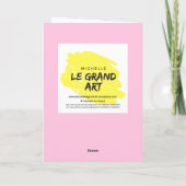 笑顔の母の日 カード (裏面)