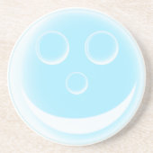 笑顔の泡 コースター (正面)