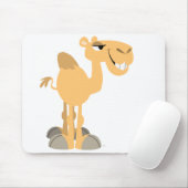 笑顔の漫画のラクダマウスパッド マウスパッド (マウス)