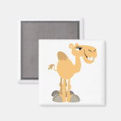 笑顔の漫画のラクダ磁石 マグネット (正面/裏面)