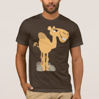 笑顔の漫画のラクダTシャツ Tシャツ
