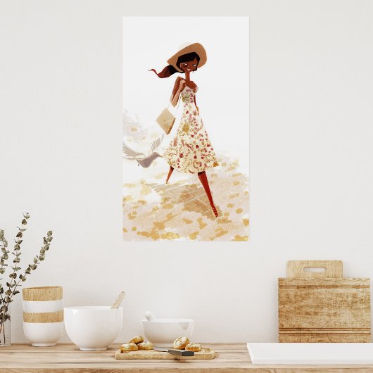 笑顔の瀬折田 ポスター (キッチン)