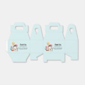 笑顔の牛かわいい愛らしい誕生日 フェイバーボックス (折り畳みなし)