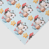 笑顔の牛かわいい愛らしい誕生日 薄葉紙 (詳細)