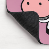 笑顔の牛とデイジー マウスパッド (コーナー)