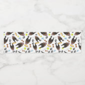 笑顔の犬のドバーマン ペットボトルラベル (シングルラベル)