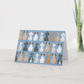 笑顔の犬 カード (正面)