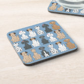 笑顔の犬 コースター (左側)