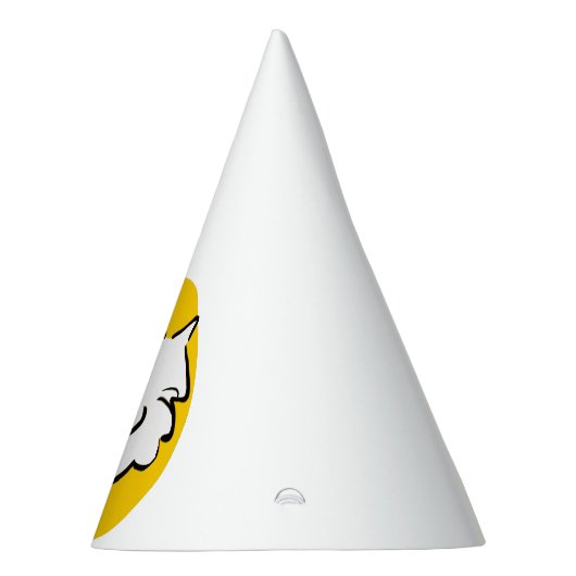 笑顔の猫が幸せ。猫をテーマにした パーティーハット (右)