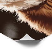 笑顔の猫ポートレート ポスター (コーナー)