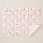 笑顔の猫 シェルパブランケット (正面(横))