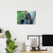 笑顔の猿 ポスター (ホームオフィス)