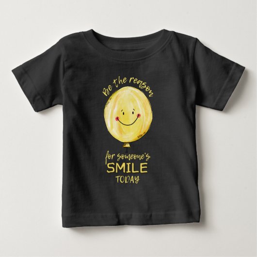 “笑顔の理由に” Tシャツ&ジャケット ベビーTシャツ (正面)