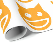 笑顔の絵文字 ラッピングペーパー (ロールコーナー)