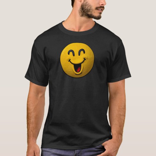 笑顔の絵文字 Tシャツ (正面)