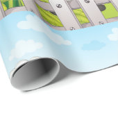 笑顔の羊 ラッピングペーパー (ロールコーナー)