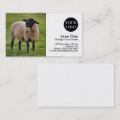 笑顔の羊 名刺 (正面/裏面)