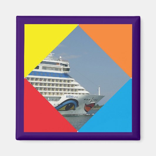 笑顔の船 マグネット (正面)