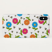 笑顔の花とミツバチ Case-Mate iPhoneケース (裏面(横))