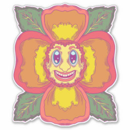 笑顔の花 シール