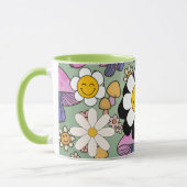 笑顔の花 マグカップ (左)