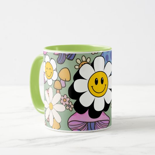 笑顔の花 マグカップ (正面左)