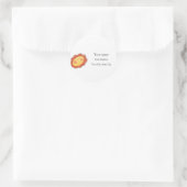 笑顔の花 – 住所 シール (バッグ)