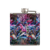 笑顔の芸術家達 フラスク (裏面)