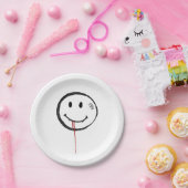 笑顔の血ヴァンパイア ペーパープレート (パーティー)