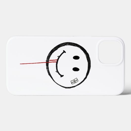 笑顔の血ヴァンパイア Case-Mate iPhoneケース (裏面 (横))