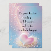 笑顔の誕生日カード シーズンカード (正面/裏面)