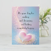 笑顔の誕生日カード シーズンカード (スタンド正面)