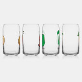 笑顔の野菜パーソナライズされた子供へ ガラス缶 (左)