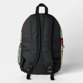 笑顔の野菜 プリントバックパック (裏面)