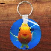 笑顔の金魚キーチェーン キーホルダー (正面)