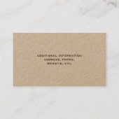 笑顔の長耳の犬 |ペットシッター |動物気に 名刺 (裏面)