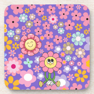 笑顔の開花装飾 コースター