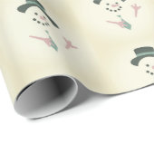 笑顔の雪だるま ラッピングペーパー (ロールコーナー)