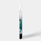 笑顔の雪だるま、吹雪の中の(鳥)ショウジョウコウカンチョウ Case-Mate iPhoneケース (裏面 / 左)