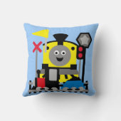 笑顔の電車の枕 クッション (裏面)