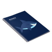 笑顔の青いサメ ノートブック (右側)