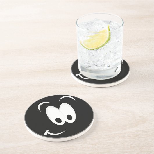 笑顔の顔ダークコースター コースター (側面)