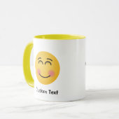 笑顔の顔笑顔の目マグカップ マグカップ (正面左)