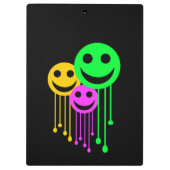 笑顔の顔 クリップボード (裏面)