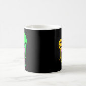 笑顔の顔 コーヒーマグカップ (中央)