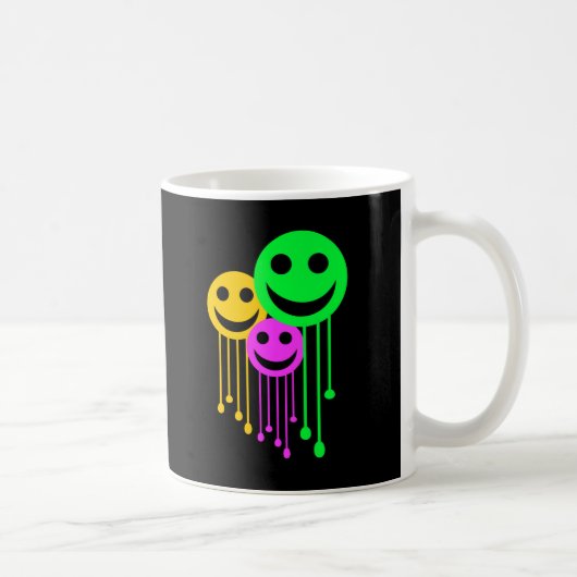 笑顔の顔 コーヒーマグカップ (右)